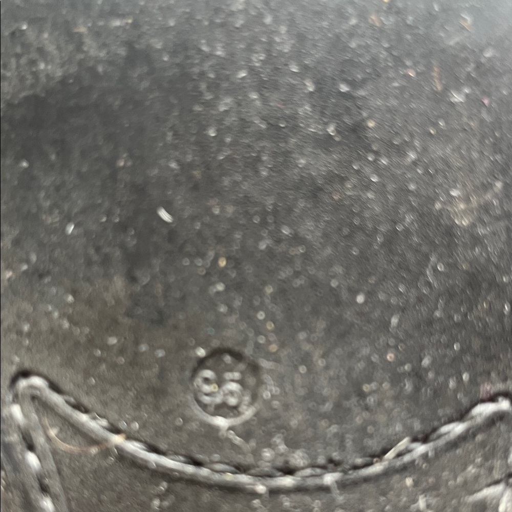 Louis Vuitton Black Textured Leather Slip-On Loafers - Picture 8 of 11